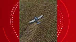 Aeronave cai em área rural do Paraná